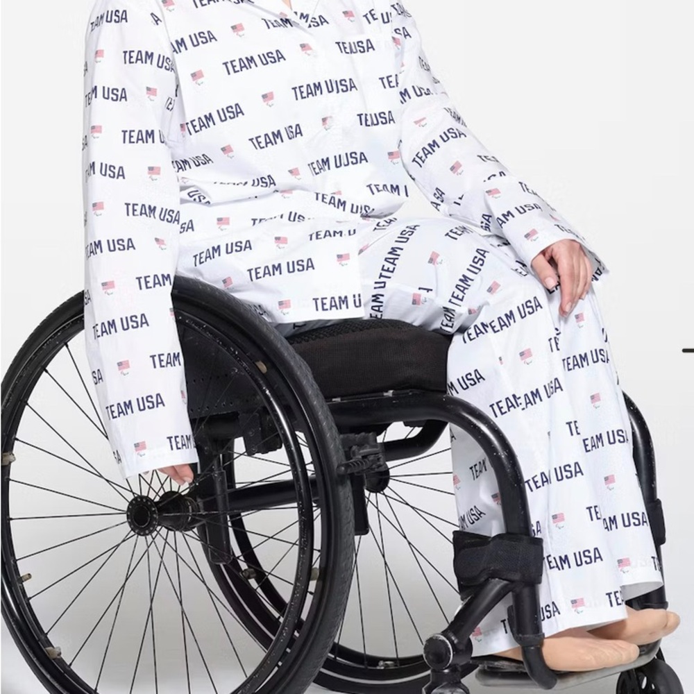 Skims Team USA COTTON POPLIN SLEEP PARALYMPIC PANTS NWT Size 5X